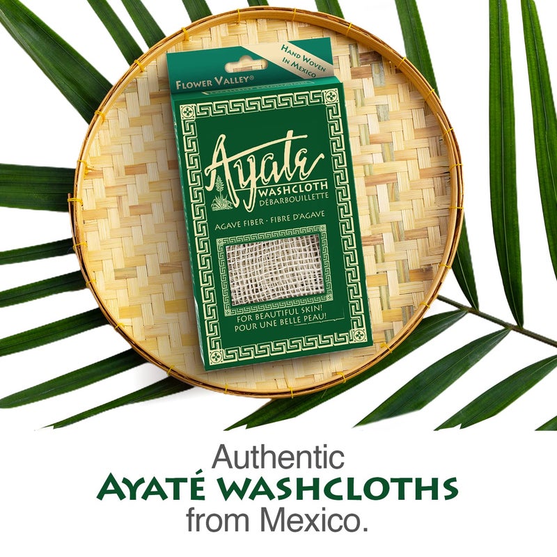Ayate Washcloth  Face & Body Exfoliating Wash Cloth for Shower  Body Loofah Alternative  Scrub Towel  Resists Mold  Made from Agave Fiber - Image 3